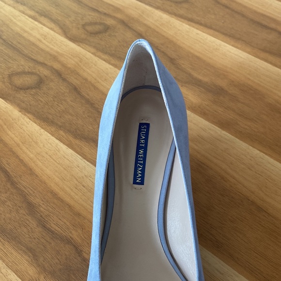 Grey blue Stuart Weitzman kitten heels - Picture 4 of 4